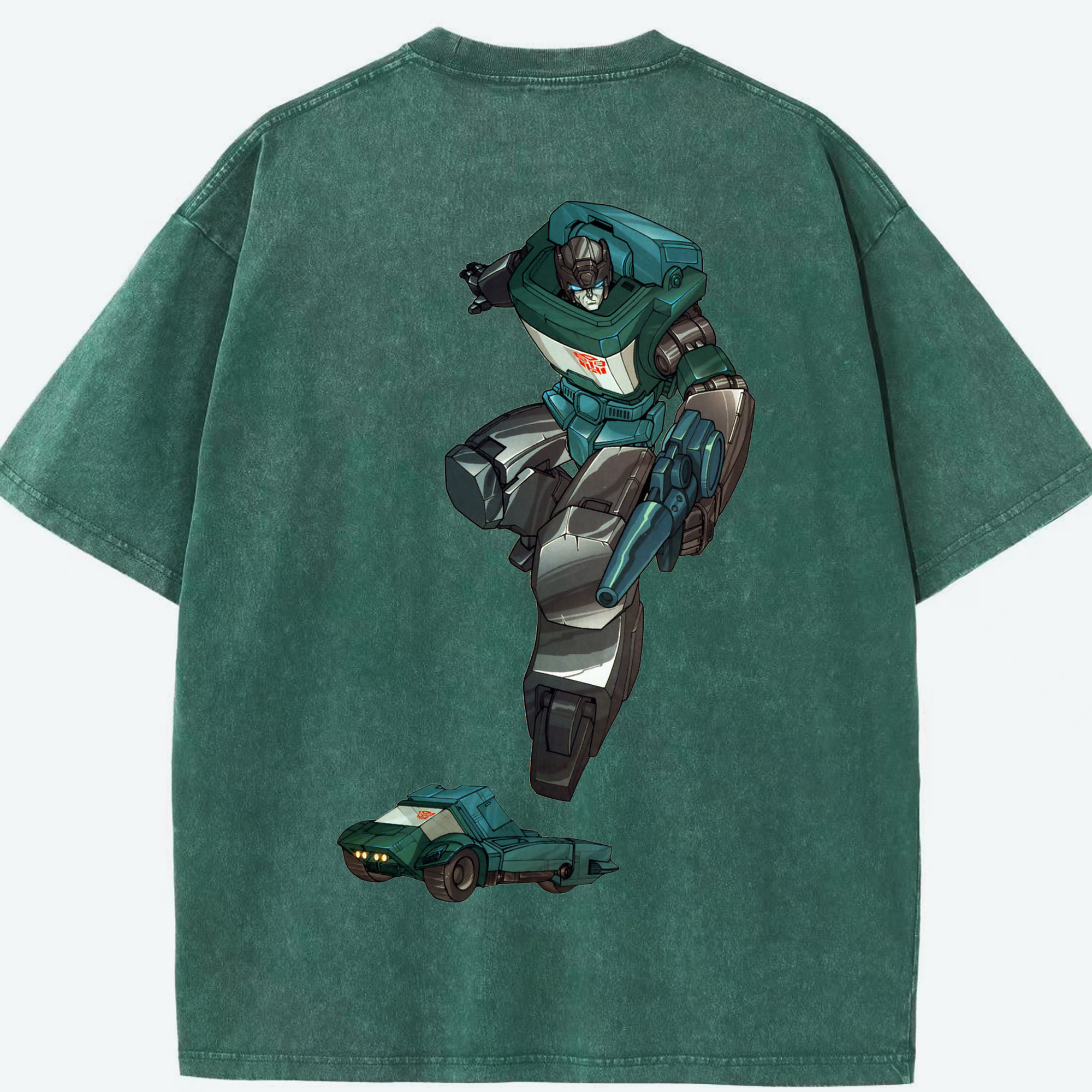（画像用）  綿100% ヴィンテージ風 半袖Tシャツ（背面プリント）
